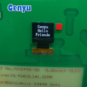 Écran PMOLED Genyu 64x48 points 0,66 pouces Mono Blanc SSD1306BZ 16 broches SPI <span class=keywords><strong>OLED</strong></span> 0,66 pouces - Product Image 4