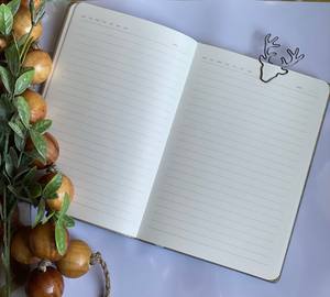 LABON lamina d'oro che timbra un bellissimo diario di quaderno con copertina in morbida pelle di pensiero di <span class=keywords><strong>scrittura</strong></span> lussuosa - Product Image 3