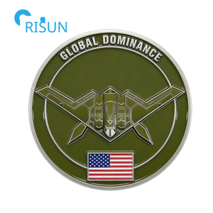 Pièce commémorative personnalisée de l'aviation américaine, force aérienne, bombardier stratégique furtif B-21 Raider, pièce de défi personnalisée B-21 - Product Image 3