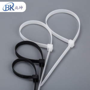 สายรัดเคเบิลไนลอน Bk Beikun 4X200 มม. สีขาว แบบล็อคตัวเอง สำหรับมัดสายไฟ - Product Image 2