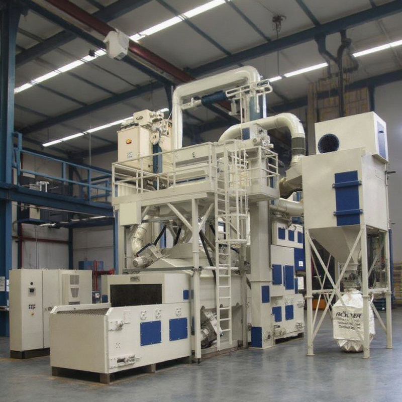 New Electric Rotary Table Shot Blast