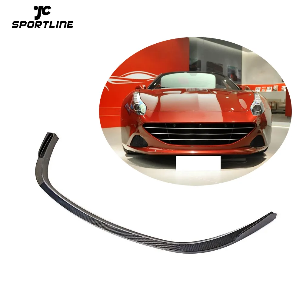 JC Sportline de fibra de carbono labio delantero para Ferrari California T lloguer de 2-puerta 2015- 2018