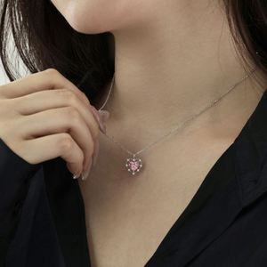 เครื่องประดับดีไซน์ทันสมัยจาก Dylam สร้อยคอเงินแท้ S925 ลายโซ่แบบโปร่งรูปหัวใจ ประดับด้วยเพชรคิวบิกเซอร์โคเนีย 5A เหมาะสำหรับใส่ในชีวิตประจำวัน - Product Image 3