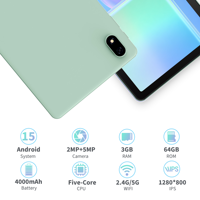 Tablette PC Android A333 légère de 10 pouces avec Internet rapide 5G 15 GMS 3 Go 64 Go WIFI Nouvel écran tactile IPS couleur pour l'éducation