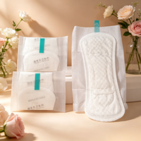 Serviettes hygiéniques pour femmes en coton non tissé, super douces, à ailettes, régulières