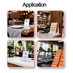 Nfc प्रोग्राम योग्य Google संपर्क समीक्षा कार्ड मुद्रण nfc कार्ड Google nfc Rfid Google समीक्षा सामाजिक कार्ड - Product Image 5