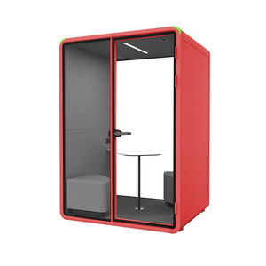Cabine acoustique insonorisée pour 2 personnes, pour réunions, conversations professionnelles privées, dans le hall d'hôtel - Product Image 6