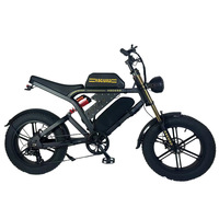 Vélo de montagne électrique sans balais 48V 1000W avec assistance au pédalage, vitesses variables, batterie au lithium, freins à disque tout-terrain intégrés