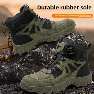 <b>Work</b> Safety <b>Shoes</b> Steel Toe Cap Smash-proof Puncture-proof Sports Outdoor Mountaineering Wear-resistant <b>Men's</b> Winter Steel Boots - Product Image 4