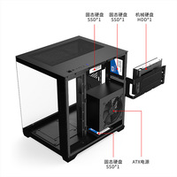 Caja de Ordenador para Oficina OEM ODM, Caja de Juego ATX, Carcasa para PC Gamer con Ventana Lateral, Disponible en Stock