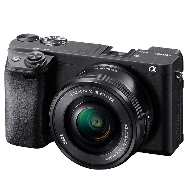 Alpha A6400 Mirrorless Camera:APS-C Interchangeable Lens Digital Camera With Real-Time Eye Auto Focus 4K Video Camera