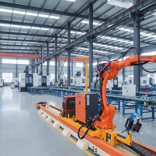 Teaching-purpose free intelligent welding robot, 7-axis joint type automatic welding robot, fully automated
