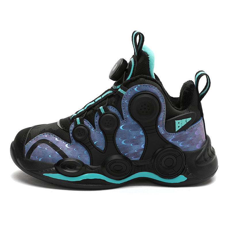 Зимние уличные резиновые пушистые кроссовки для пеших прогулок; Повседневные ботинки для защиты лодыжек; Зимние ботинки для мальчиков