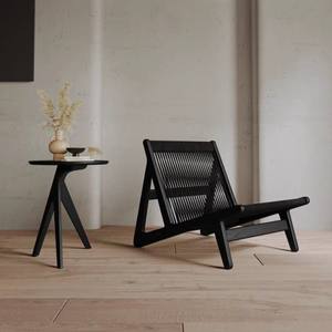 <span class=keywords><strong>Fauteuil</strong></span> individuel en bois massif artisanal avec tressage en corde de papier, écologique et durable pour <span class=keywords><strong>salon</strong></span>, chambre et salle à manger - Product Image 2