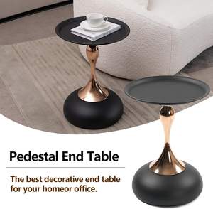 Table d'appoint en métal durable de haute qualité pour l'intérieur et l'extérieur Design moderne Léger Facile à assembler Plusieurs couleurs disponibles - Product Image 5