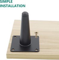 Runde, konische Möbelfüße, robuste Metallfüße für Schrank, Tisch, Stuhl, Couch, Ottoman, Kommode, Schreibtisch, Heimwerkerprojekte
