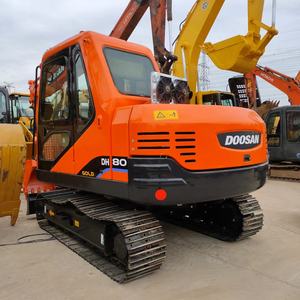 DOOSAN DH80-7 Mini Hydraulic <b>Excavator</b> with Core Components Original DOOSAN DH505 DH60 DH70 Models Included - Product Image 2