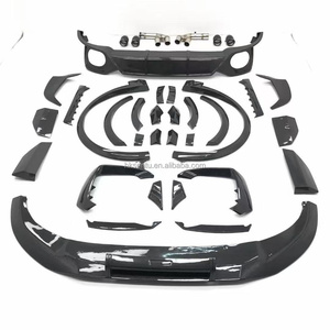 Kit carrosserie en fibre de carbone pour Audi RSQ8, kit carrosserie RSQ8 amélioré avec spoiler avant en fibre de carbone style AT - Product Image 2