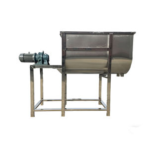 Mélangeur à ruban horizontal à moteur AC à fréquence variable en acier inoxydable, vitesse réglable, pour revêtement de granulés plastiques et pigments - Product Image 5