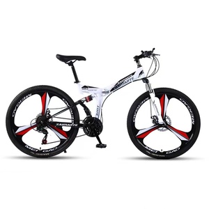Bicicleta Plegable de 26 Pulgadas, 21 Velocidades, Cuadro de Acero, Freno de Disco, Diseño Moderno, Lista para Enviar - Product Image 1