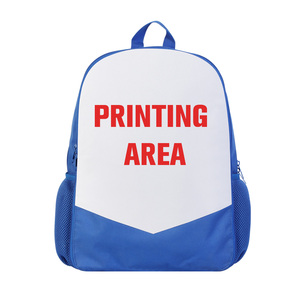 Hồng Xanh Đen Vàng Thăng Hoa Trống Trẻ Em Nhãn Hiệu Riêng Ba Lô Cho Cô Gái Trường Túi Set - Product Image 4