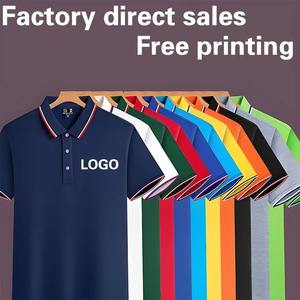 Polo personalizado con logotipo bordado, ropa de trabajo de manga corta, cultura corporativa, uniforme publicitario - Product Image 2