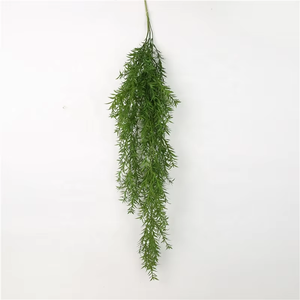 Plantes artificielles suspendues, feuilles artificielles, décoration, nouvelles plantes suspendues à longues feuilles, plantes artificielles pour jardin, art déco extérieur - Product Image 6