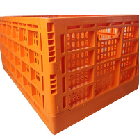 Vente en gros Caisse à oeufs en maille PP pliable et empilable de haute qualité Conteneur pliable recyclable pour le stockage logistique