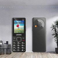 Téléphone portable V2000 personnalisé avec grande batterie, gros boutons, double carte SIM, non traçable, clavier SOS, fonctionnalités globales pour personnes âgées