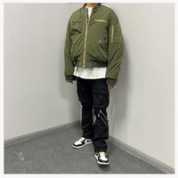 Marque privée OEM blouson d'aviateur personnalisé en stock livraison directe logo personnalisé