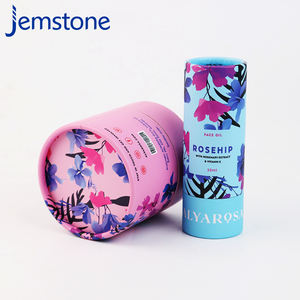 Contenedor de tubo de papel cilíndrico de impresión personalizada con logotipo impreso de tamaño personalizado para embalaje - Product Image 1