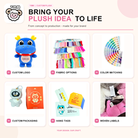 Produsen Mainan Boneka Plush Kustom 15cm Naga Biru OEM ODM untuk Hadiah Grosir dan Eceran