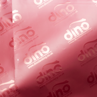 Enveloppe en poly noir givré brillant Real Shot avec logo personnalisé Enveloppe en poly D2W biodégradable Sac d'expédition d'emballage pour vêtements