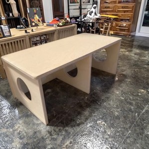 Criceto segreto in legno rifugio a 2 camere e Tunnel per esplorare giocattoli per criceto siriano e nano - Product Image 1