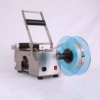 Machine d'étiquetage semi-automatique de bureau pour bouteilles rondes, étiqueteuse de bouteilles rondes, prix de gros pour vin et eau