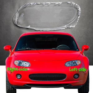 Cubierta de Faro Delantero para <span class=keywords><strong>Mazda</strong></span> MX-5 <span class=keywords><strong>MX5</strong></span> 2005 2006 <span class=keywords><strong>2007</strong></span> 2008, Carcasa Transparente para Faro, Pantalla de Plexiglás - Product Image 1