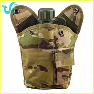 Muestra gratuita: Botella de agua táctica para exteriores, cantimplora clásica legendaria de gran capacidad, de plástico PE, para entrenamiento, con correa. - Product Image 6