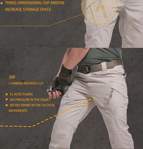 <span class=keywords><strong>Pantaloni</strong></span> Tattici <span class=keywords><strong>Cargo</strong></span> IX9 da <span class=keywords><strong>Uomo</strong></span> <span class=keywords><strong>Pantaloni</strong></span> da Lavoro Outdoor Techwear da Escursionismo <span class=keywords><strong>Pantaloni</strong></span> Casual <span class=keywords><strong>Uomo</strong></span> Cachi - Product Image 6