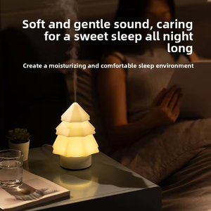Diffuseur d'huiles essentielles apaisant pour le sommeil, avec prise USB et lumières RGB à intensité variable, décoration de Noël pour la maison, cadeau en promotion - Product Image 3