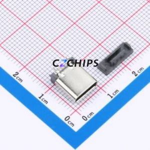 HC-TYPE-C-24P-LT037B USB Connector SMD Connector ( Connector Type: Type-C )( Gender: Female )( Mounting Type: Vertical Mount ) - Product Image 1