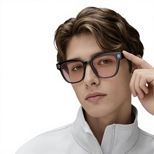 Ag99 Touch Color Change 13MP Camera IPX5 Waterproof Magnetic Charging Smart Glasses Photo Video Music Playback Voice Assistant - Product Image 4