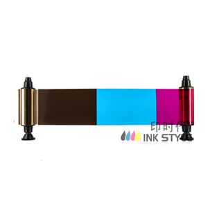 Cinta Compatible para <span class=keywords><strong>Impresora</strong></span> de Tarjetas Evolis <span class=keywords><strong>Tattoo</strong></span> R3411 YMCKO, Cinta de Cinco Paneles de Color - 100 Impresiones - Product Image 2
