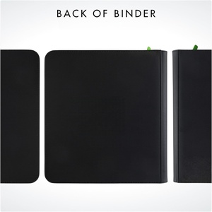 Premium High Quality Fashion PU 12-Pocket TCG <b>Card</b> <b>Binder</b> 480 <b>Cards</b> Custom Color Pattern Zipper Closure Side-Load Pages <b>Card</b> - Product Image 3