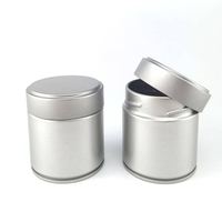Boîtes en Étain à Matcha 30-40 g en Gros avec Couvercle Vissé Hermétique Autocollants Personnalisés Emballage Métallique pour Poudre de Café Latte