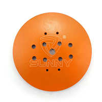 Disque de meulage plat Sunny personnalisable, super dur, en diamant, à liaison métallique brasée, pour ébavurage, 10 pouces, multi-grains (6-220), modèle 250 mm