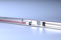 Support PS durable et économique en acier inoxydable mince à réflecteur T8 pour luminaire africain d'exportation en vrac