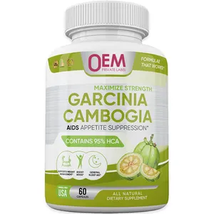 Pure Garcinia Cambogia Extract Powder Weight Loss Capsules Carb Blocker For Women Men Flat Tummy Garcinia Cambogia Capsules Pill