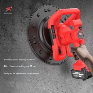 Lijadoras alimentadas por batería <span class=keywords><strong>de</strong></span> litio DIY <span class=keywords><strong>para</strong></span> enyesar <span class=keywords><strong>cemento</strong></span> mortero <span class=keywords><strong>pared</strong></span> masilla piso alisado carretera hormigón pulido - Product Image 3