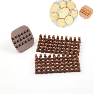 30g small brown alphabet number Cake Tools cookie cutter stamp plastic mold Decorating tool mould