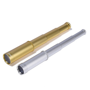 25X40 Monocular Telescope Gold Aluminum Body Outdoor Portable Civil Telescope With Lens Cover And Cleaning Cloth - Product Image 4